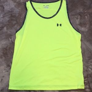 Under Armor neon heat gear loose tank